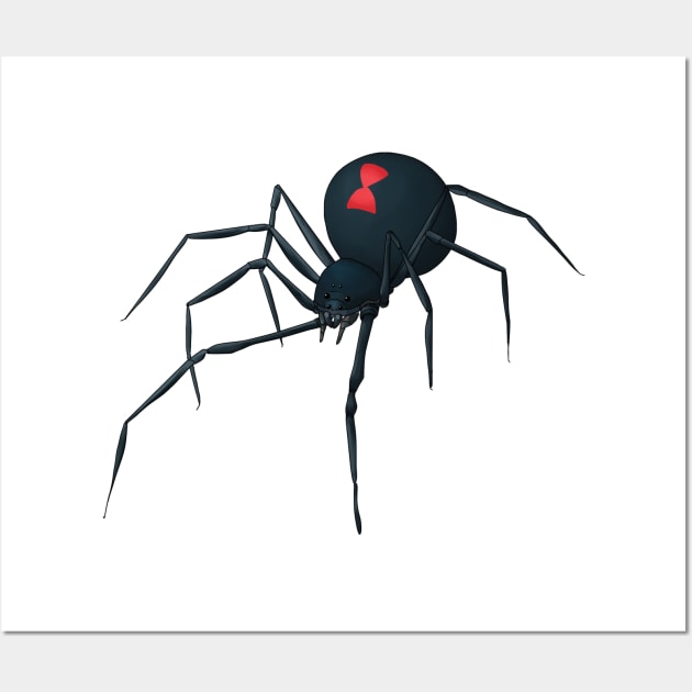 Black Widow Spider Wall Art by Green Lynx 